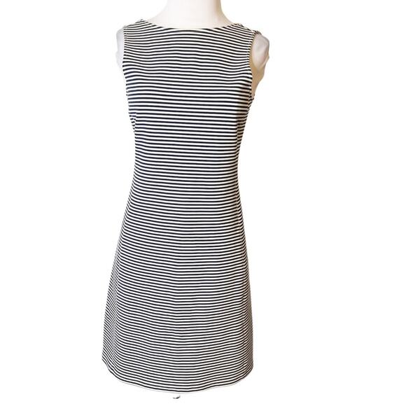 theory mivrill sail stripe dress blue white sz s - Picture 3 of 8